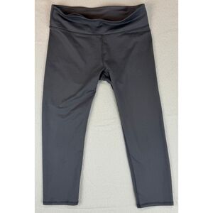 Fabletics Leggings Womens High Rise Cropped Gray Yoga Workout Athletic Pants‎